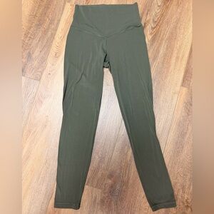 Aerie OFFLINE Real Me High Rise 7/8 Olive Green Leggings | Small